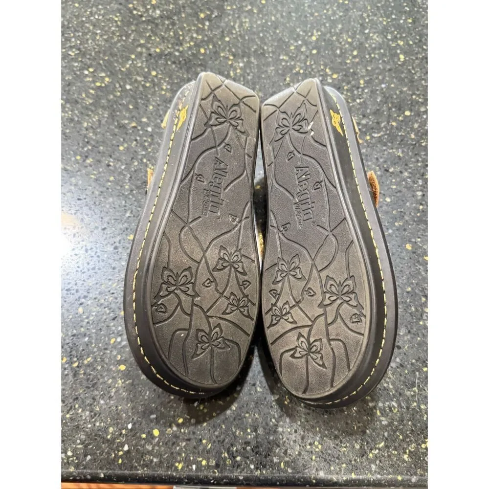 Alegria Pesca Cognac Sandals.
